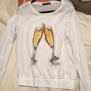 NWOT! Wildfox Champagne Sweater